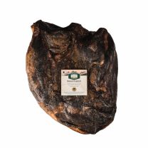 Exklusiv: Südtiroler Bauernspeck g.g.A. der Metzgerei Delikatessen Kofler, 100% Südtiroler Schweinefleisch gereift, luftgetrocknet und geräuchert.
