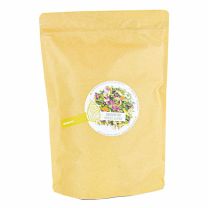 Der 'Bergdoktor' Kräuteraufguss Tee der Kräuterrebellen aus dem Vinschgau ist eine exquisite Mischung aus Alpenkräutern wie Pfefferminze und Melisse, die ein unvergleichliches Geschmackserlebnis in jeder Tasse bieten.