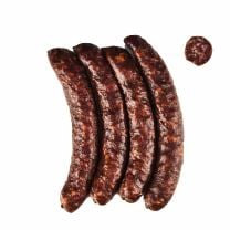 Rehwurzen der Südtiroler Metzgerei Trockner – eine exquisite Mischung aus Reh-, Schweine- und Rindfleisch, traditionell getrocknet und mit Buchenholz geräuchert.