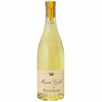 Südtiroler Goldmuskateller BIO Weißwein des Weingutes Manincor frisch-fruchtig, saftig mit anhaltenden Aromen.