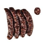 Hirschwurzen der Metzgerei Trockner – eine meisterhafte Kombination aus Hirsch-, Schweine- und Rindfleisch, traditionell geräuchert für ein kräftiges, herbes Aroma.