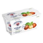 Vollmilch Joghurt mit Haselnuss, beste Joghurt-Qualität aus fair gehandelter Südtiroler Bauernhofmilch.